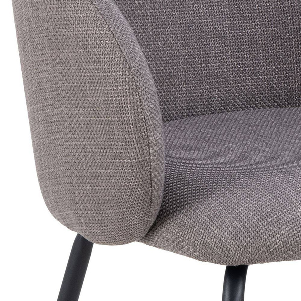 Actona Krzesło Do Jadalni z Podłokietnikiem Eleanor Jasny Szary-Brązowy