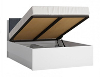 Lyon Biały LYOZ02 - Łóżko 140 Z Podnośnikiem Białe