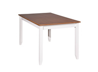 Stół jadalniany WESTERLAND 1 drewniany biały