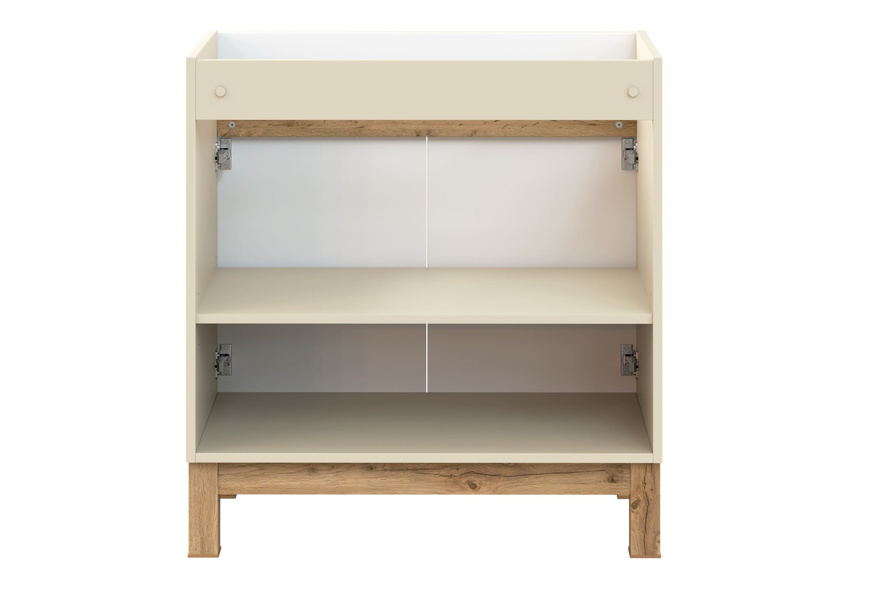 Zestaw Szafka z Umywalką i Blatem 80 cm Bali Cashmere