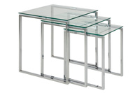 Katrine Zestaw stolików Szklanych