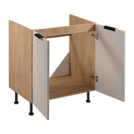 Szafka Kuchenna Dolna 2D Pod Zlew Sorento D80Z Puccini Beżowy Mat