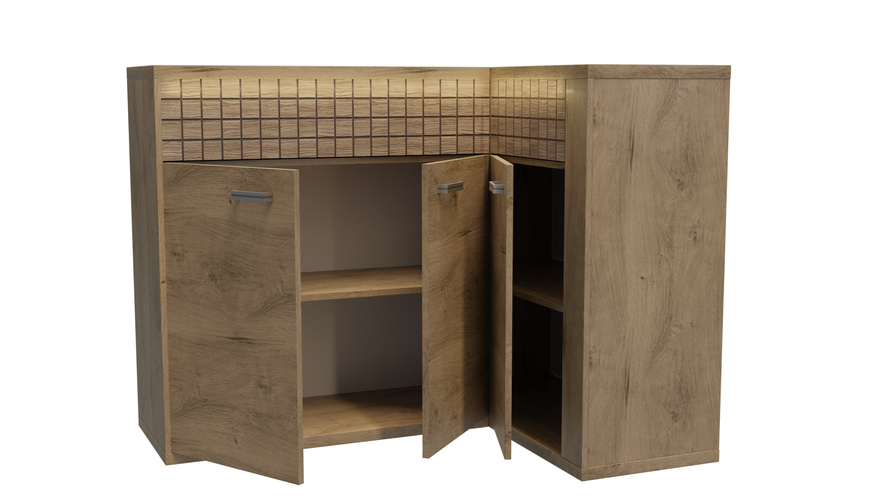 NATURAL-15 - Komoda Narożna 3D2S Ribbeck
