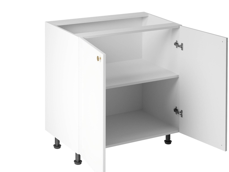 Szafka Kuchenna Dolna 2-drzwiowa D80Z Linea White Biały Mat