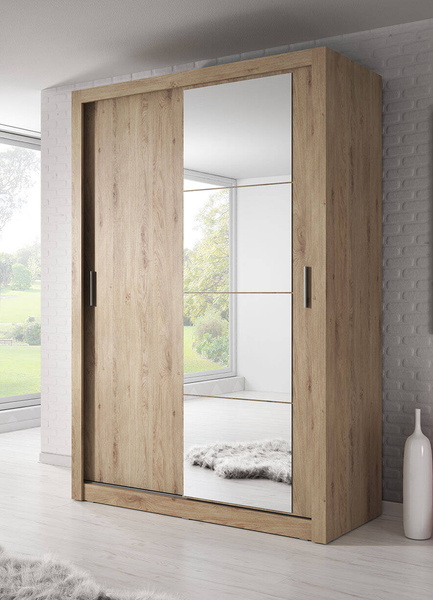 ARTI AR-04 - Szafa Przesuwna 2-drzwiowa 150 cm Dąb Shetland