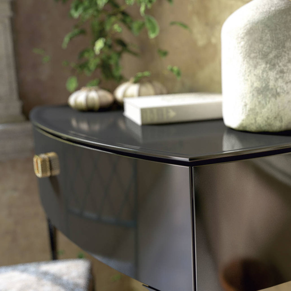 Oristo Blat 82 cm LOUIS czarny połysk