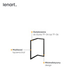 TEEN FLEX TF-15 - Noga Biurka Czarna