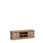 ANTICA-15 - Komoda RTV 2-drzwiowa Kraft Złoty