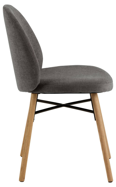 Actona Krzesło do Jadalni Sophia Ciemny Szary