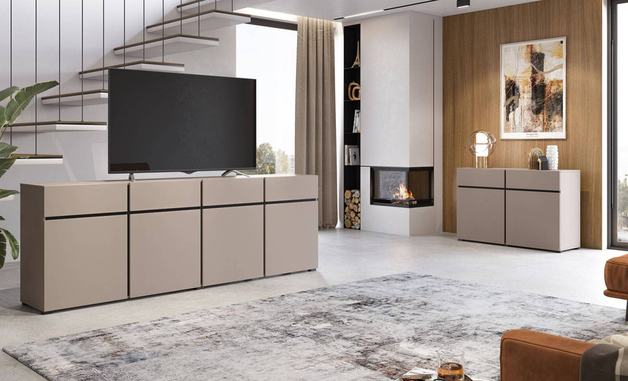 Cross – Komoda 4D4S Congo Czarny Mat