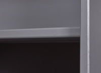 Regał LUZERNA drewniany szary