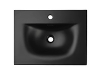 Umywalka Meblowa Ceramiczna 60 cm SKY 1 BLACK MATT 60 E-8099-60 Czarny Mat