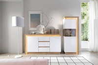 Lyon LYOK01 - Komoda 2D3S Dąb Riviera Jasna/Biała