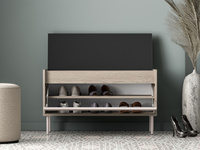 Szafka Na Buty 1D z Siedziskiem VOCO 05 Cashmere Dąb Cremona Terracotta