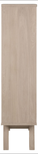 A-line witryna bielona