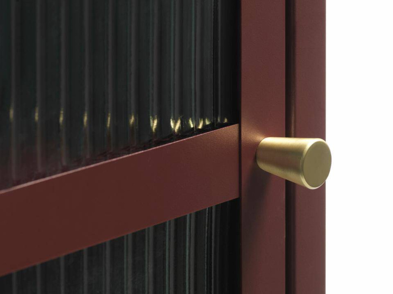 Witryna Bronco H160 cm czerwona