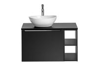 Zestaw Mebli Łazienkowych Santa Fe Black 80 cm