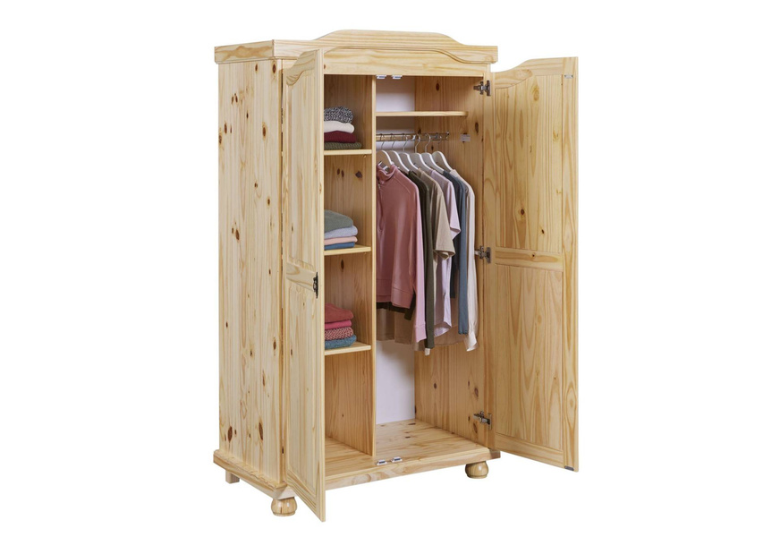 Szafa 2D GENF drewniana klasyczna sosnowa