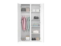 Szafa 2-drzwiowa z Lustrem Maxim Biała