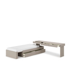 WOOW SET-WOS3P - Zestaw Biurko Prawe i Łóżko Szampański/Dąb Vincenza Bielona/Clay Grey