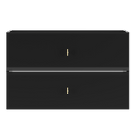 RAY-01 - Szafka pod Umywalkę 2S 80 cm Czarny Mat