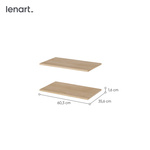 EASY EA-04 - Półki Duże 2 Sztuki Dąb Scandi