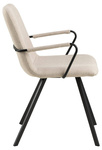 Actona Krzesło Z Podłokietnikiem Selina Beżowe Czarne