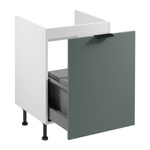 Szafka Kuchenna Dolna 1D z Wkładem Do Segregacji Sorento D60ZS AX Biały Green