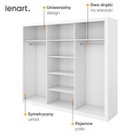 IDEA ID-01 - Szafa Przesuwna 3-drzwiowa Biała