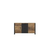 Olin WM Komoda 2D3S Świerk Appenzell / Czarny Mat