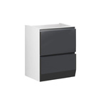 Oristo Szafki z umywalką 125 cm BRYLANT grafitowe L