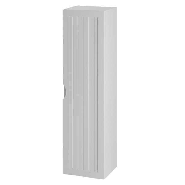 MONA-03 - Słupek Wysoki 1-drzwiowy 130cm Biały Mat