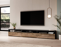 Baros Szafka RTV 3-drzwiowa Orzech Satynowy / Touchwood