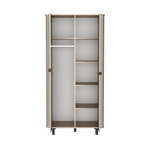 NOVADO-8 - Szafa 2-drzwiowa Clay Gray