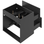 ARCOS-06 - Szafka z Umywalką 2S 60cm Czarny Mat Zestaw-3