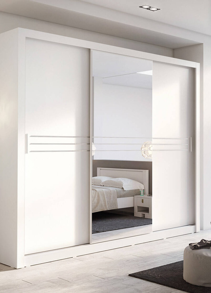 IDEA ID-11 - Szafa Przesuwna 3-drzwiowa Biała