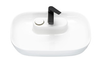 Umywalka Nablatowa Ceramiczna UN-POLA-GW Biały Połysk