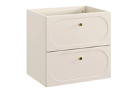 Zestaw Szafka Pod Umywalkę z Blatem 60 cm i Słupek Wysoki Donna Sand