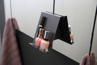 Oristo półka lustra 20 cm grafit mat