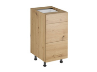Szafka Kuchenna Dolna 3 Szuflady D40S3 PUSH OPEN Langen Artisan