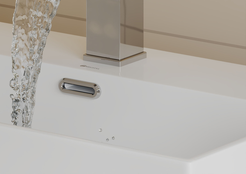 Umywalka Ceramiczna Nablatowa Apolis 60 cm Biały Połysk