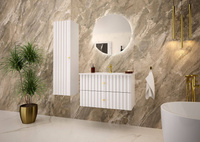 AQUA-01 - Szafka Pod Umywalkę 2S 80cm Biały Mat