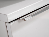 Szafka niska z koszem Capri biały 811