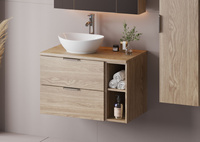 PILE-02 Szafka Pod Umywalkę 2S 60 cm Dąb Olejowany