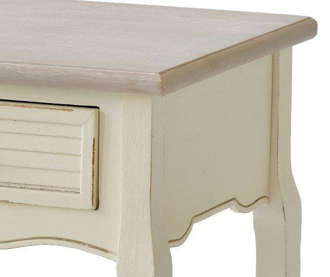 Pesaro 016 Konsola- sekretarzyk 2S prowansalski kremowy drewno/mdf