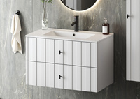 ELEGANTE-06 - Szafka pod Umywalkę 2S 80 cm Biały Mat