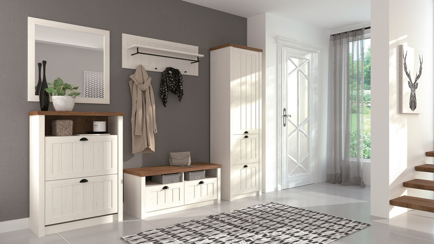 Prowansja Andersen LS2 - Lustro Wiszące Sosna Andersen