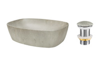 Korek do umywalki ANNA-MY1 Szary Mat