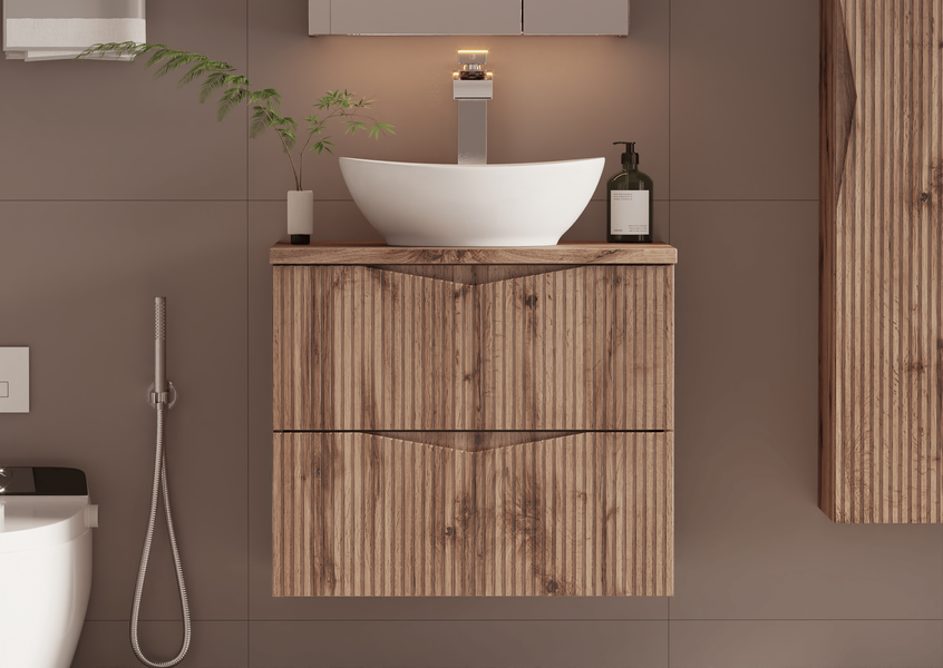 CLEO-02 - Szafka pod Umywalkę 2S 60 cm Dąb Wotan