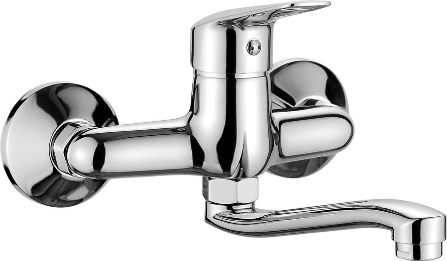 Bateria umywalkowa ścienna Boro